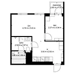 Modern 1br With Sauna & Balcony Lägenhet