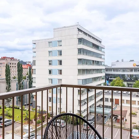 Modern 1br With Sauna & Balcony Apartament